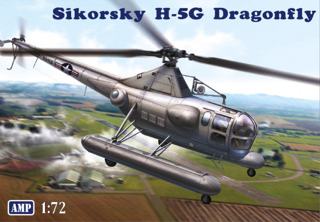AMP AMP72008 1:72 Sikorsky H-5G Dragonfly on floats