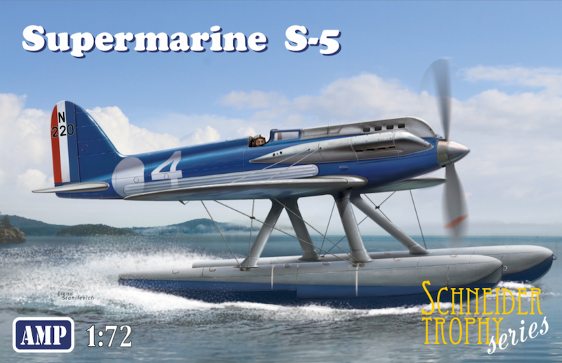 AMP AMP72009 1:72 Supermarine S.5 floatplane Schneider Trophy Series Racer