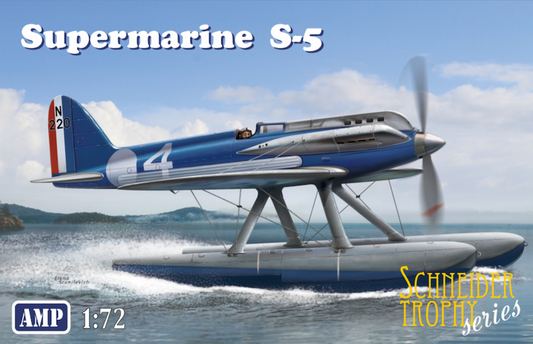AMP AMP72009 1:72 Supermarine S.5 floatplane Schneider Trophy Series Racer