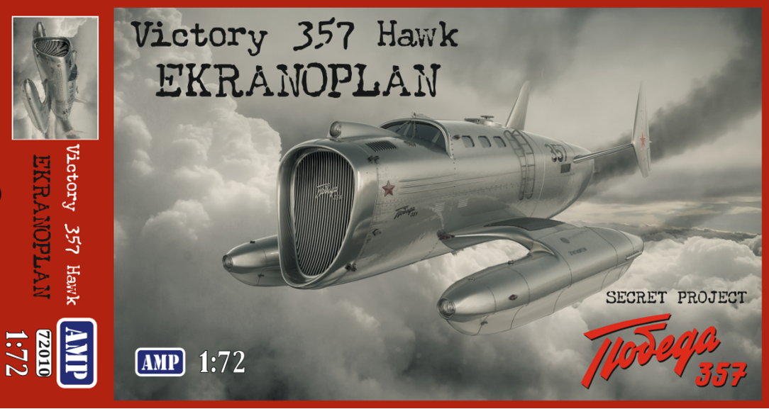 AMP AMP72010 1:72 Victory 357 Hawk Ekranoplan