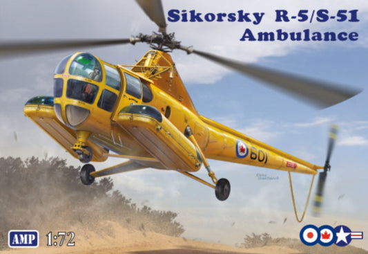AMP AMP72012 1:72 Sikorsky R-5/S-51 Ambulance