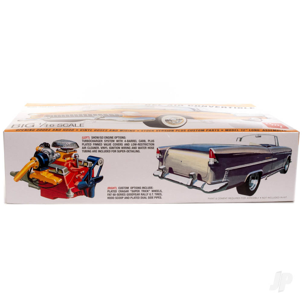 AMT 1134 1955 Chevy Bel Air Convertible 1:16 Plastic Model Kit