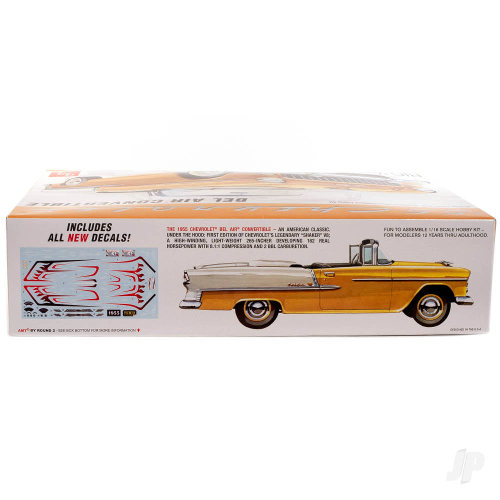AMT 1134 1955 Chevy Bel Air Convertible 1:16 Plastic Model Kit