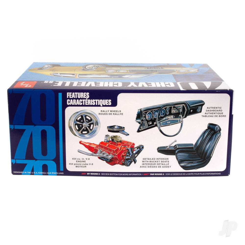 AMT 1143 1970 Chevy Chevelle SS 2T 1:25 Model Kit