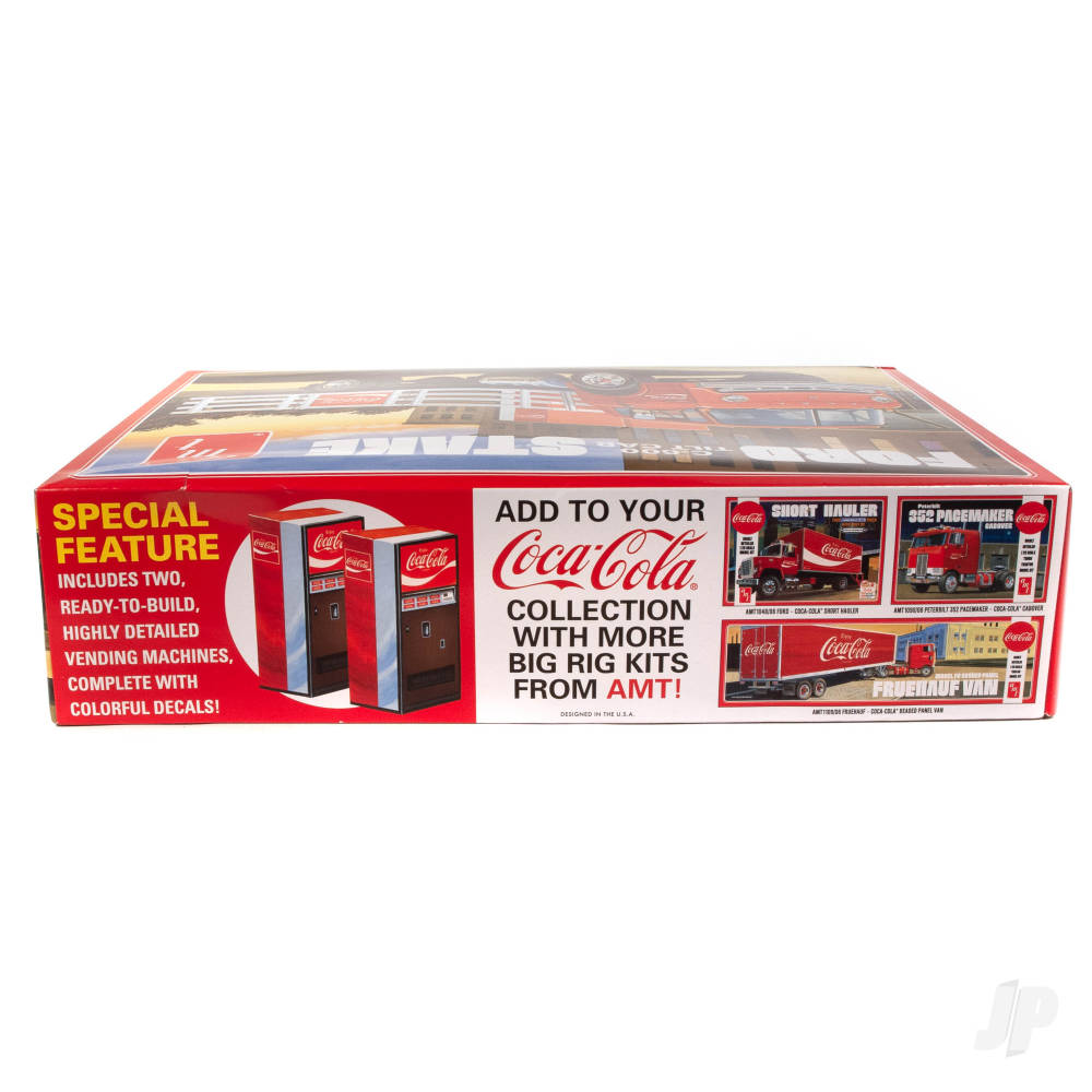 AMT 1147 Ford C600 Stake Bed w/Coca-Cola Machines 1:25 Model Kit