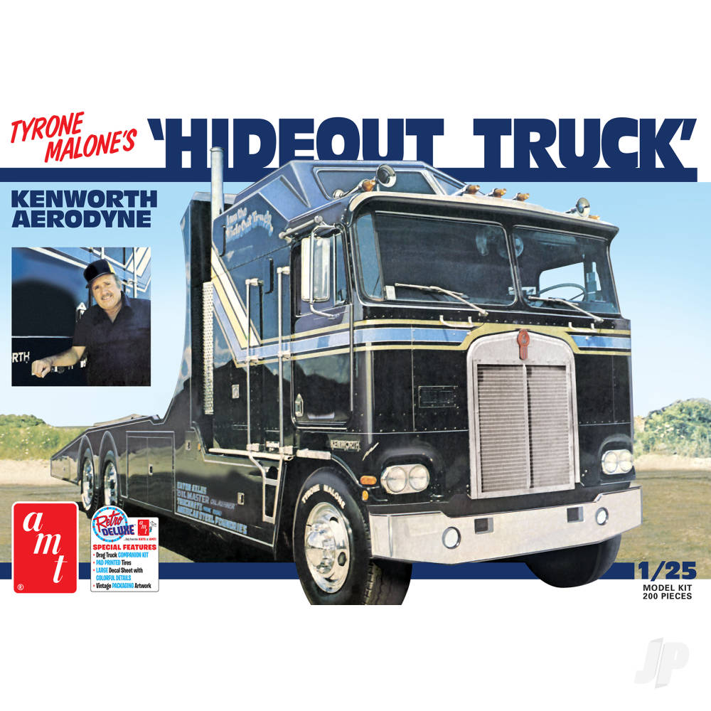 AMT 1158 Hideout Transporter Kenworth (Tyrone Malone) 1:25 Model Kit