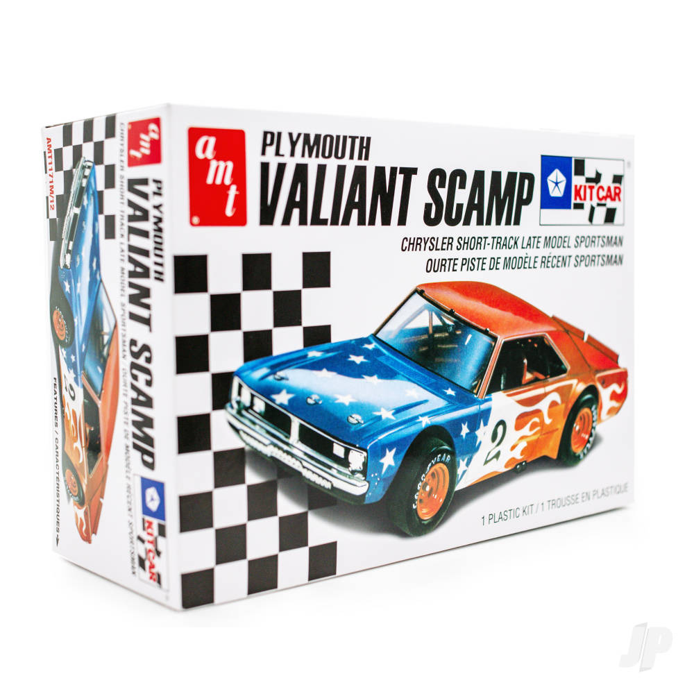 AMT 1171 Plymouth Valiant Scamp Kit Car 2T 1:25 Model Kit