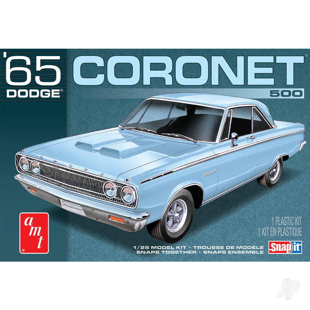 AMT 1176 1965 Dodge Coronet (Snap) 2T 1:25 Model Kit