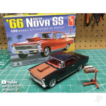 AMT 1198 1966 Chevy Nova SS 2T 1:25 Model Kit