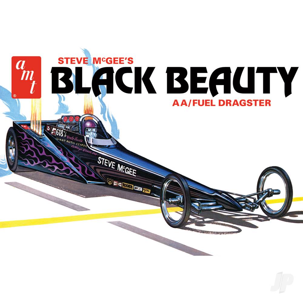 AMT 1214 Steve McGee Black Beauty Wedge Dragster 1:25 Model Kit