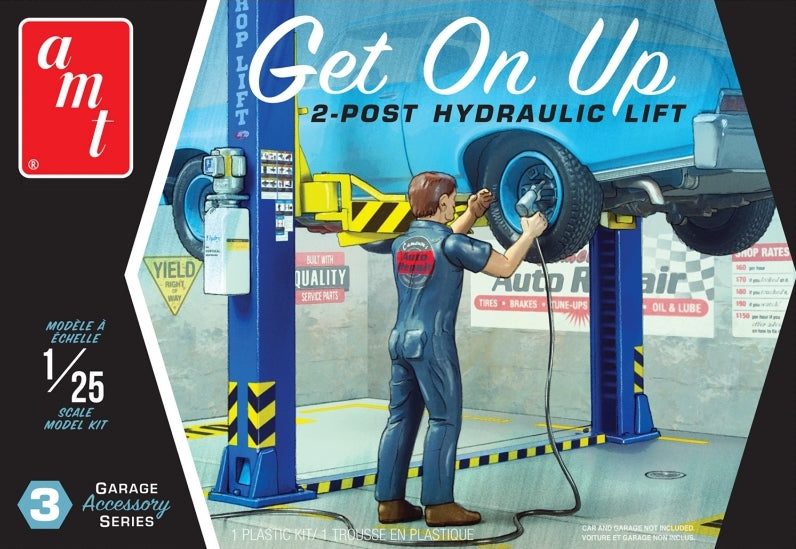 AMT AMTPP017 1:25 2-post hydraulic lift Garage Accessory Set #3