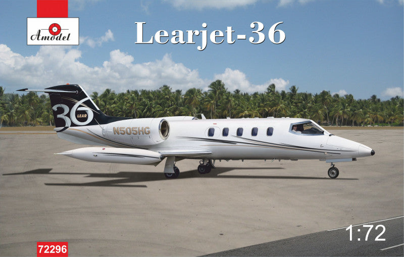 A-Model AMU72296 1:72 Learjet-36 N-505HG