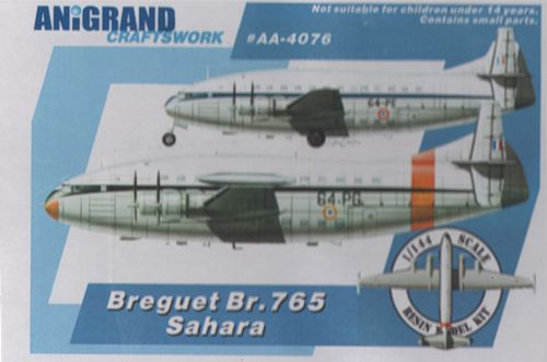 Anigrand 4076 Breguet Br.765 Sahara Military Freighter 1:144