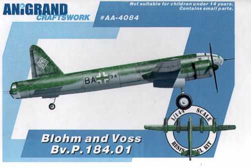 Anigrand Craftswork ANIG4084 1:144 Blohm-und-Voss Bv.P.184