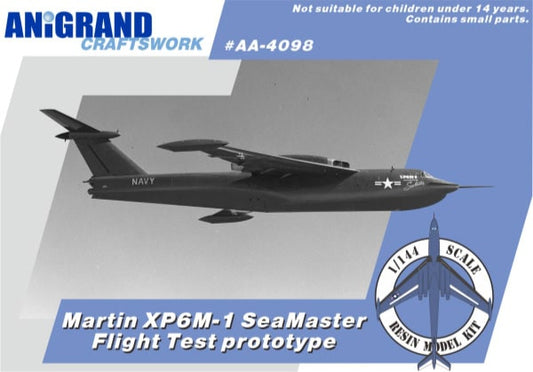 Anigrand Martin XP6M-1 SeaMaster Prototype + 3 Bonus Aircraft 1:144