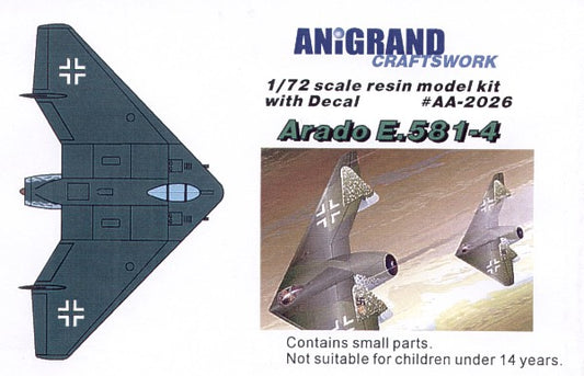Anigrand Craftswork ANIG2025 1:72 Arado Ar-E.581-4