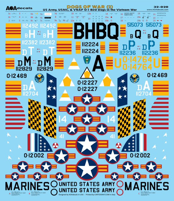AOA Decals AOA32020 1:32 Dogs of War