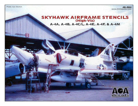 AOA Decals AOA48004 1:48 Douglas Skyhawk Airframe Stencils