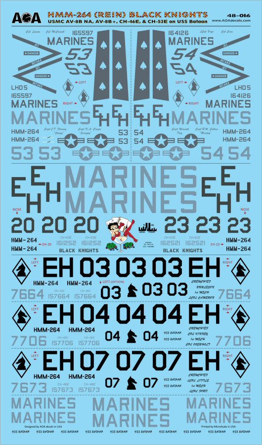 AOA Decals AOA48016 1:48 HMM-264