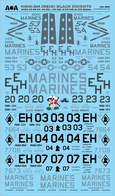 AOA Decals AOA48016 1:48 HMM-264