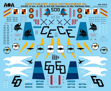AOA Decals AOA48024 1:48 Southeast Asia Grumman Intruders