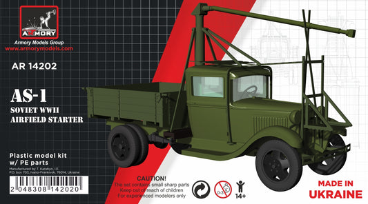 Armory 14202 AS-1 Soviet Airfield Starter GAZ-AA Chassis 1:144