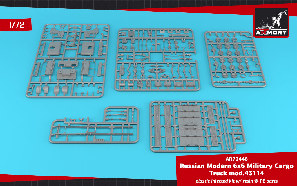 Armory 72448 Modern Soviet 6x6 Military Cargo Truck 1:72