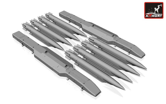 Armory ARACA7303 1:72 GBU-39 Small Diameter Bomb with BRU-61/A carriage system