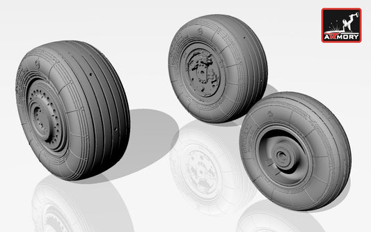 Armory ARAW32003 1:32 Sukhoi Su-25 Frogfoot wheels