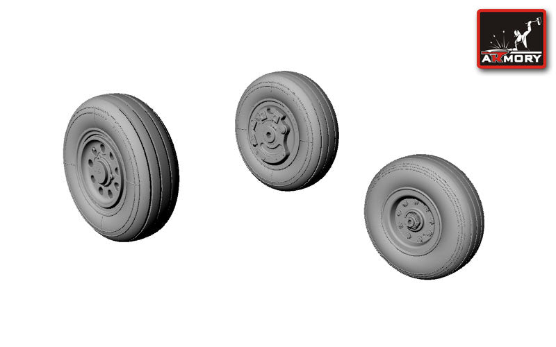 Armory ARAW72305 1:72 Lockheed-Martin F-35A Lightning-II wheels