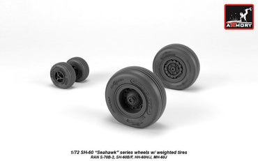 Armory ARAW72333 1:72 Sikorsky SH-60 Seahawk Weighted Tyres
