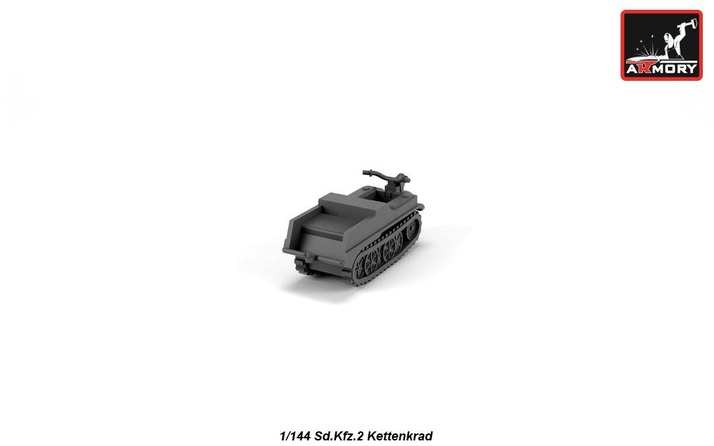 Armory ARM14202 1:144 Sd.Kfz.2 Kettenkrad
