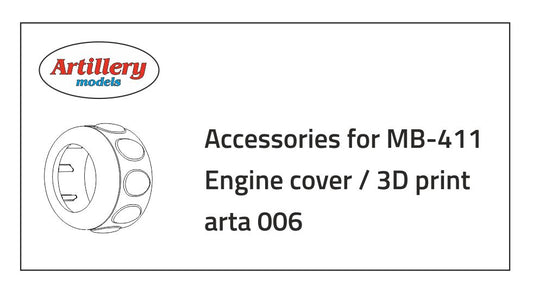 FLY ARTA006 1:72 engine cowling fo the Marcel Besson MB-411