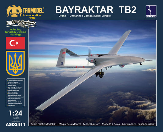 Daco Products ASD2411 1:24 Bayraktar TB2 UCAV-drone