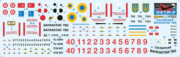 Daco Products ASD2411 1:24 Bayraktar TB2 UCAV-drone