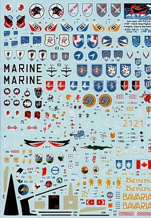 Astra Decals ASD4816 1:48 German Lockheed F-104G Starfighter Decals