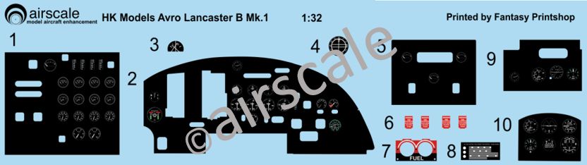 Airscale ASPE32LANC 1:32 Avro Lancaster B Mk.I