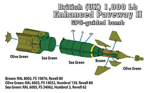 Daco Products ASR4816 1:48 UK 1000Lb Enhanced Paveway II