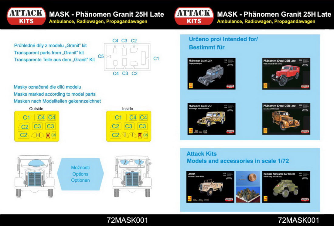 Attack Kits AT-72MA001 1:72 Phanomen Granit 25H