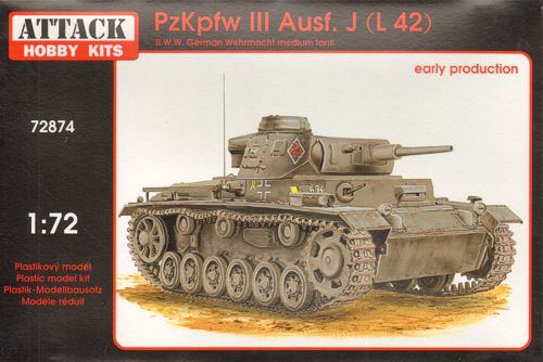Attack Kits ATK72874 1:72 Pz.Kpfw.III Ausf.J/L Early Production
