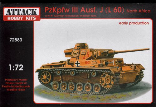 Attack Kits ATK72883 1:72 Pz.Kpfw.III Ausf.J