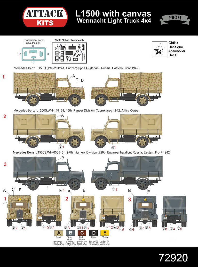 Attack Kits ATK72920 1:72 M.B