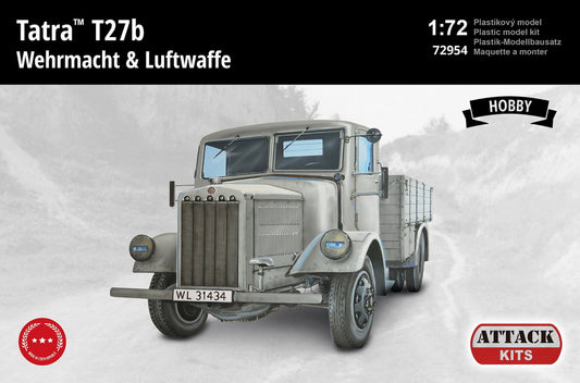 Attack Kits ATK72954 1:72 Tatra T27b Wehrmacht & Luftwaffe