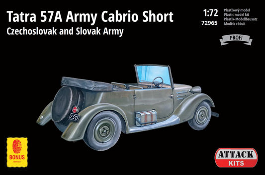 Attack Kits ATK72965 1:72 Tatra T57 Army Cabrio Short Tatra 57 Army Cabrio Short