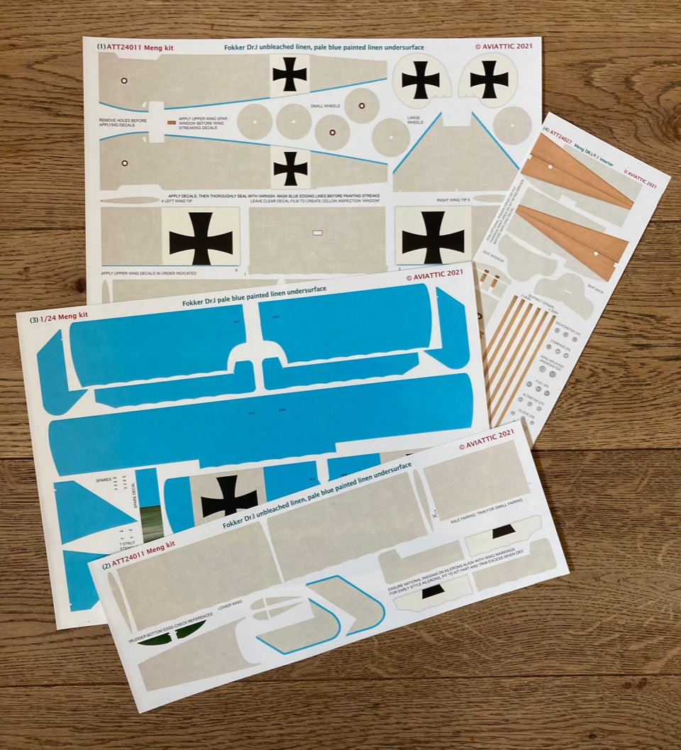 Aviattic ATT24011 1:24 Fokker Dr.I Triplane