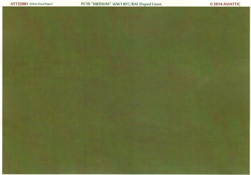 Aviattic ATT32081 1:32 PC10 medium WWI RFC/RAF doped linen