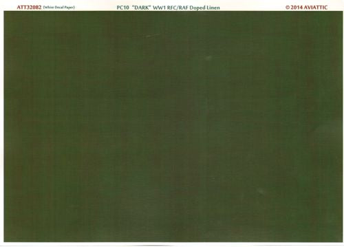 Aviattic ATT32082 1:32 PC10 dark WWI RFC/RAF doped linen