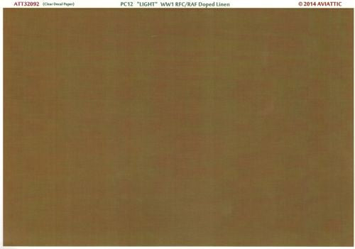 Aviattic ATT32092 1:32 PC12 light WWI RFC/RAF doped linen