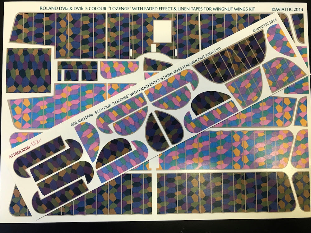 Aviattic ATT32122 1:32 Roland D.VIa 5 Colour Lozenge Faded