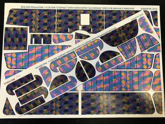 Aviattic ATT32124 1:32 Roland D.VIa 5 Colour Lozenge Faded